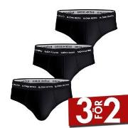 Björn Borg Kalsonger 3P Cotton Stretch Briefs Svart bomull X-Large Her...