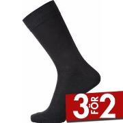 Egtved Strumpor Cotton No Elastic Sock Svart Strl 40/45 Herr