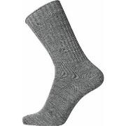 Egtved Strumpor Wool Ribbed Sock Ljusgrå Strl 40/45