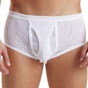 JBS Kalsonger Mesh Brief Vit bomull Medium Herr