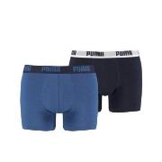 Puma Kalsonger 2P Basic Boxer Marin/Blå bomull Small Herr