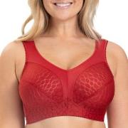 Miss Mary Lovely Jacquard Soft Bra BH Röd D 90 Dam