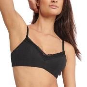 Sloggi BH GO Ribbed Padded Bra Svart X-Large Dam