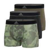 adidas Kalsonger 3P Sport Trunk Svart/Grön polyester Large Herr