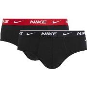 Nike Kalsonger 2P Everyday Cotton Stretch Brief Svart/Röd bomull Large...