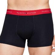 Tommy Hilfiger Kalsonger 3P WB Trunks Svart/Röd bomull X-Large Herr