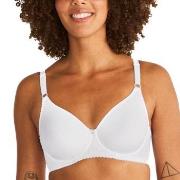 Swegmark BH Iris Wire Bra Vit polyamid D 75 Dam