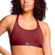 Puma BH Crossback Padded Sporty Top Mörkröd polyamid Large Dam