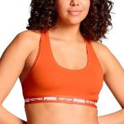 Puma BH Iconic Racer Back Bra Orange Medium Dam