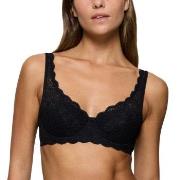 Triumph BH Amourette Wired Bra With Lace Svart B 70 Dam