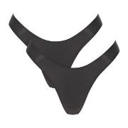 Sloggi Trosor 2P ZERO Feel 2 0 Tiny Tanga C2P Svart XX-Large Dam