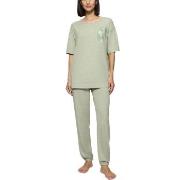 Triumph Endless Comfort Long Sleeve Pyjama Ljusgrön 44 Dam