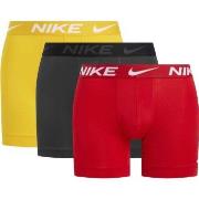 Nike Kalsonger 3P Everyday Essentials Micro Boxer Brief Röd/Gul polyes...