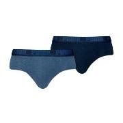 Puma Kalsonger 2P Men Everyday Brief Jeansblå bomull Small Herr