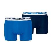 Puma Kalsonger 2P Men Multi Logo Boxer Marin/Blå bomull X-Large Herr