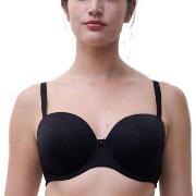 Chantelle BH Comfort Chic Bandeau T-shirt Bra Svart H 75 Dam