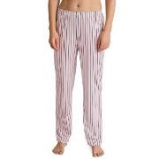 Calida Favourites Sleep Long Pants Rosa randig bomull X-Large Dam