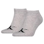 Calvin Klein Strumpor 2P Sneaker Monogram Socks Grå Strl 43/46 Herr