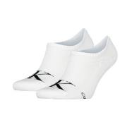 Calvin Klein Strumpor 2P Monogram High Cut Footie Socks Vit Strl 43/46...