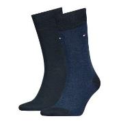 Tommy Hilfiger Strumpor 2P Men Birdeye Sock Marin Strl 39/42 Herr