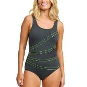 Damella Keira Chlorine Resistant Swimsuit 36-50 Khaki polyester 50 Dam