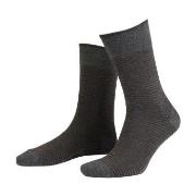 Amanda Christensen Strumpor True Stripe Ankle Sock Grå Strl 39/42