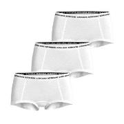 Björn Borg Trosor 3P Everyday Cotton Boxer Shorts Vit bomull Small Dam