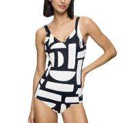 Triumph Summer Allure Wired Swimsuit Svart/Vit B 46 Dam