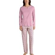 Calida Sweet Dreams Pyjamas Rosa Mönstrad bomull Large Dam