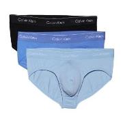 Calvin Klein Kalsonger 3P Icon Cotton Briefs Svart/Blå bomull Large He...