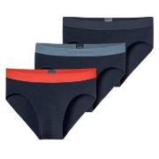 Schiesser Kalsonger 3P 95-5 Multipacks Rio-Slip Svart/Röd bomull Large...