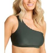 Damella Nora Wavy Bikini Top Mörkgrön 46 Dam