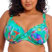 Elomi Toyama Tides Underwire Plunge Bikini Top Flerfärgad I 85 Dam