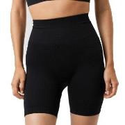 Björn Borg Studio Seamless Ribbed Shorts Svart polyamid Large Dam
