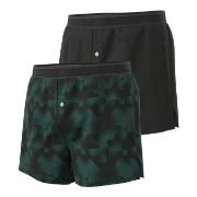 adidas Kalsonger 2P Active Woven Boxer Svart/Grön bomull Medium Herr