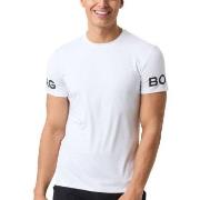Björn Borg Performance Tee Vit polyester Large Herr