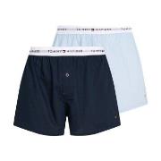 Tommy Hilfiger Kalsonger 2P Signature Boxer Shorts Blå bomull X-Large ...