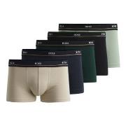 BOSS Kalsonger 10P Essential Trunk Svart m Beige bomull Large Herr