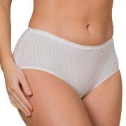 Trofe Sanna Striped Midi Brief Trosor Vit Medium Dam