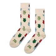 Happy socks Strumpor Peace Sock Beige bomull Strl 36/40
