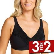 Damella BH Felice Soft Bra Svart bomull F 70 Dam