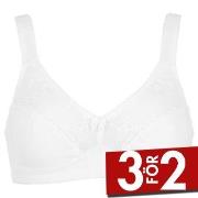 Damella BH Felice Soft Bra Vit bomull A 95 Dam