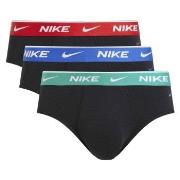 Nike Kalsonger 3P Everyday Essentials Cotton Stretch Hip Brief Röd/Grö...