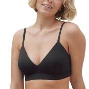 Pierre Robert BH Organic Cotton Triangle Bra Svart ekologisk bomull Sm...