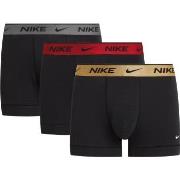 Nike Kalsonger 3P Everyday Essentials Cotton Stretch Trunk D1 Svart/Gu...