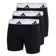 adidas Kalsonger 3P Active Flex Cotton Boxer Brief Svart/Vit bomull La...