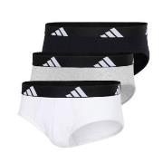 adidas Kalsonger 3P Active Flex Cotton Brief 314 Vit/Grå bomull Large ...