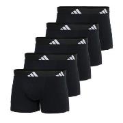 adidas Kalsonger 5P Active Flex Trunks Helsvart bomull Large Herr