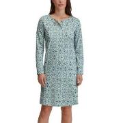 Calida Ornament Nights Long Sleeve Nightdress Blå Mönstrad bomull X-La...