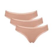 Sloggi Trosor 3P GO Crush Mini Briefs Ljusbrun bomull X-Large Dam
